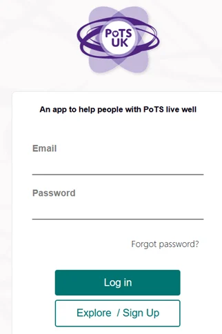 PoTS application application interface